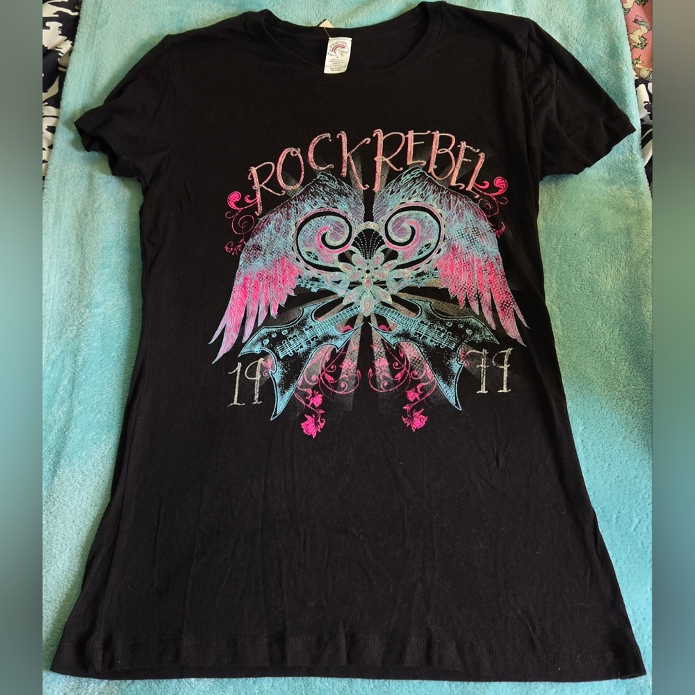 NEW ROCK REBEL JUNIORS LARGE TEE